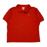 Lacoste Polo Shirt - 2XL Red Cotton