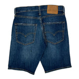 Levis Denim Shorts - 28W UK 8 Dark Wash Cotton Blend
