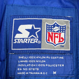 New York Giants Starter Nfl Windbreaker - Medium Blue Nylon