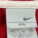 Nike T-Shirt - 2XL Red Cotton