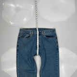 Levis 505 Jeans - 34W 30L Blue Cotton