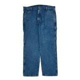Wrangler Carpenter Pants - 36W 32L Blue Cotton