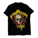 Guns N Roses Tultex Band T-Shirt - Medium Black Cotton