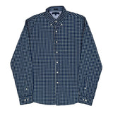 Tommy Hilfiger Slim Fit Shirt - Large Blue Cotton