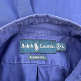 Ralph Lauren Shirt - XL Blue Cotton