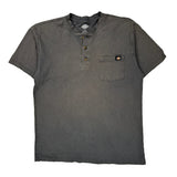 Dickies T-Shirt - Large Gray Cotton