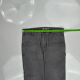Carhartt Double Knee Carpenter Pants - 36W 32L Gray Cotton