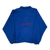 Reebok Windbreaker - Large Blue Nylon