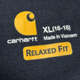 Carhartt Hoodie - XL Navy Cotton