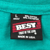 Parkview Panthers Fruit Of The Loom Single Stitch T-Shirt - Large Green Cotton Blend