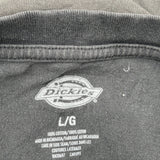 Dickies T-Shirt - Large Gray Cotton