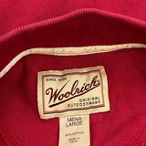 Woolrich Polo Shirt - Large Red Cotton