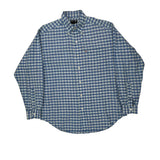 Ralph Lauren Checked Shirt - Medium Blue Cotton
