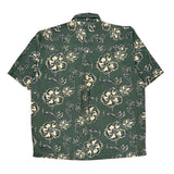 Pineapple Connection Floral Hawaiian Shirt - Large Cream Cotton