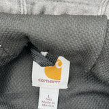 Carhartt Hoodie - Large Gray Cotton Blend