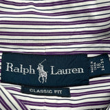 Ralph Lauren Striped Shirt - 2XL White Cotton