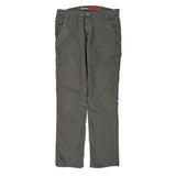 Dickies Double Knee Carpenter Trousers - 34W 32L Grey Cotton Blend