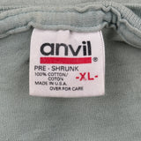 New Mexico Anvil Single Stitch T-Shirt - XL Green Cotton