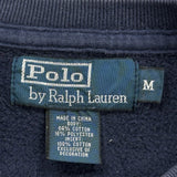 Polo By Ralph Lauren Sweatshirt - Medium Navy Cotton Blend