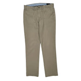 Stretch/Straight Fit Polo By Ralph Lauren Chinos - 36W 31L Beige Cotton