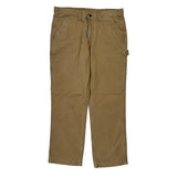 Carhartt Carpenter Pants - 34W 30L Khaki Cotton