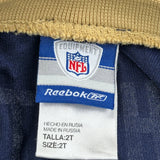 Rams, Age 2 Reebok Nfl Football Jersey - 2XS Gold Nylon
