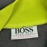 The International Golf & Country Club Boss Collared 1/4 Zip - Large Green Cotton