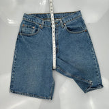 Levis Denim Shorts - 30W 9L Blue Cotton