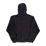 K149 Carhartt Hoodie - Large Black Cotton Blend