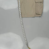 Guess Cargo Shorts - 40W 11L Beige Cotton