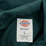 Dickies Shirt - Large Green Polyester Blend