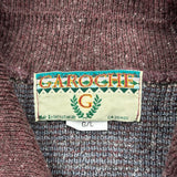 Caroche Argyle Sweater - Large Multicoloured Wool Blend