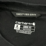 Tencel Fiber Series Carhartt Spellout Sweatshirt - Medium Black Cotton