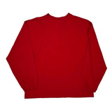 Mickey Mouse Characters Mickey Inc Long Sleeve T-Shirt - XL Red Cotton