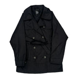 Age 7-8 The North Face Trench Coat - Small Black Nylon