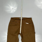 Berkley Jensen Carpenter Trousers - 34W 30L Brown Cotton