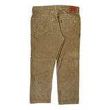 Levis Cord Pants - 36″ Waist Beige Cotton Blend