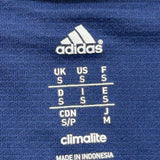 Isc Adidas Football Shirt - Small Blue Polyester