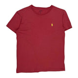 Polo By Ralph Lauren T-Shirt - Small Red Cotton