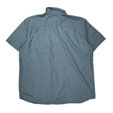 Carhartt Short Sleeve Shirt - 2XL Blue Cotton