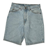 Levis Denim Shorts - 28W UK 8 Light Wash Cotton