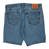 Levis Denim Shorts - 36W 10L Blue Cotton