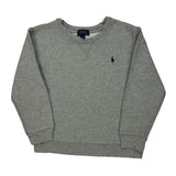 Age 7 Polo By Ralph Lauren Sweatshirt - Small Gray Cotton