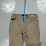 Unbranded Cargo Trousers - 36W 34L Beige Cotton