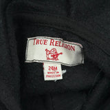 Age 24 Months True Religion Graphic Hoodie - 2XS Black Cotton