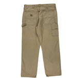 Lee Carpenter Trousers - 36W 31L Beige Cotton Blend