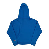 Reverse Weave Champion Hoodie - Medium Blue Cotton