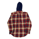 Polo By Ralph Lauren Checked Flannel Shirt - XL Cream Cotton