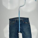 501 Levis Jeans - 38W 24L Blue Cotton