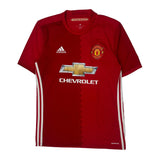 Manchester United Adidas 2016-17 Home Football Shirt - Medium Red Polyester